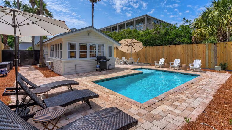 Classic 30A Escape with Private Pool & Yard - Santa Rosa Beach, Florida