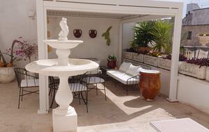 Liberty-Inspired Apartment with Terrace & Frescoes - Trepuzzi, Italy