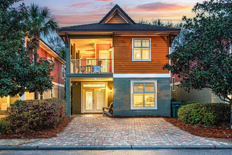 Refined Coastal Retreat in Villages of Crystal Beach - Destin, Florida