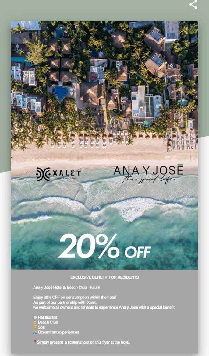 ANA Y JOSÉ Beach Club