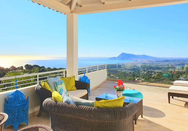 Luxury Villa with Panoramic Mediterranean Sea and Mountain Views - Altea, Spain
