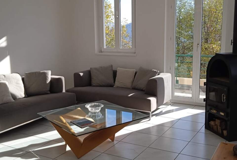 Panoramic Duplex with Lake and Mountain Vistas - Brè Sopra Lugano, Switzerland