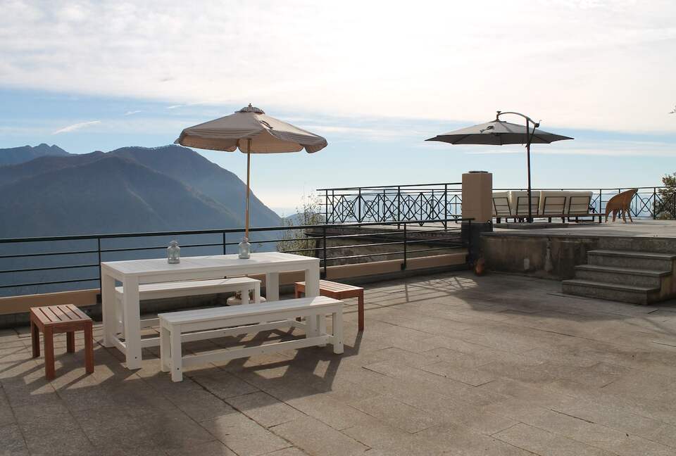 Panoramic Duplex with Lake and Mountain Vistas - Brè Sopra Lugano, Switzerland