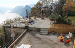 Panoramic Duplex with Lake and Mountain Vistas - Brè Sopra Lugano, Switzerland
