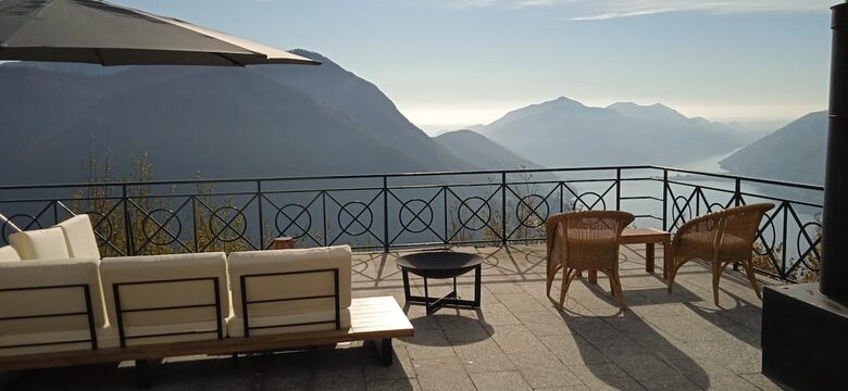 Panoramic Duplex with Lake and Mountain Vistas - Brè Sopra Lugano, Switzerland