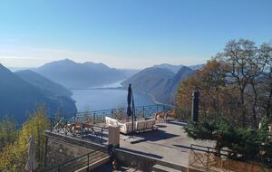 Panoramic Duplex with Lake and Mountain Vistas - Brè Sopra Lugano, Switzerland