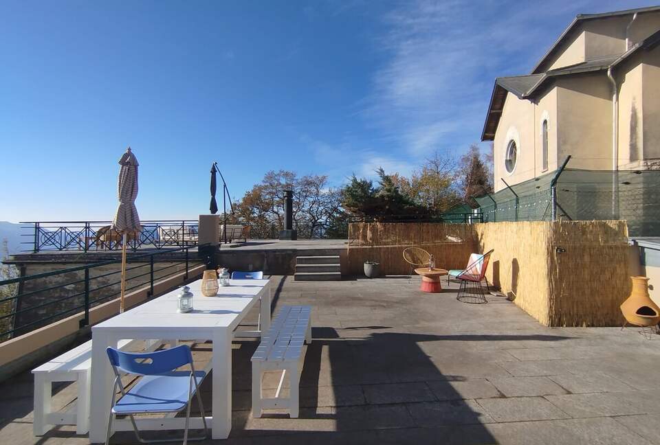 Panoramic Duplex with Lake and Mountain Vistas - Brè Sopra Lugano, Switzerland