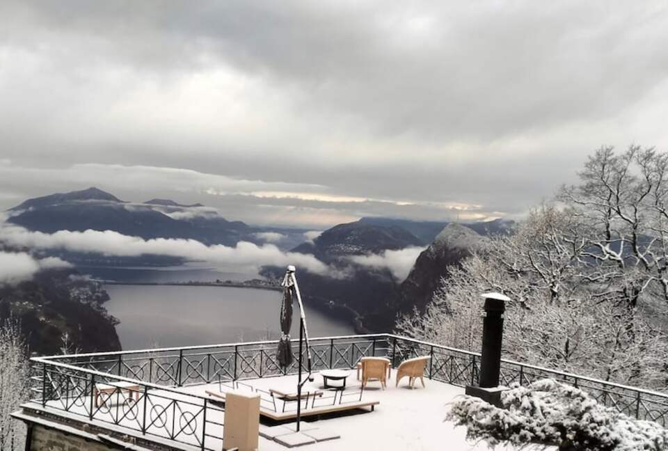 Panoramic Duplex with Lake and Mountain Vistas - Brè Sopra Lugano, Switzerland