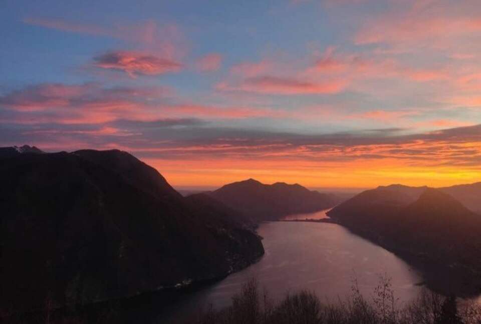 Panoramic Duplex with Lake and Mountain Vistas - Brè Sopra Lugano, Switzerland