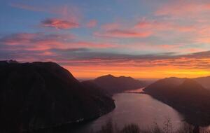 Panoramic Duplex with Lake and Mountain Vistas - Brè Sopra Lugano, Switzerland