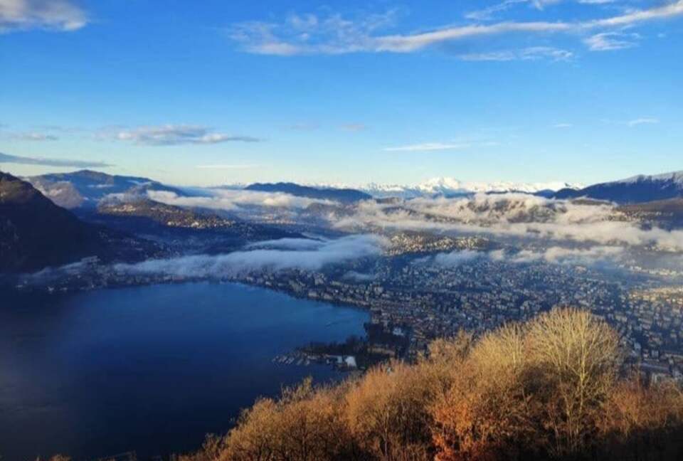 Panoramic Duplex with Lake and Mountain Vistas - Brè Sopra Lugano, Switzerland