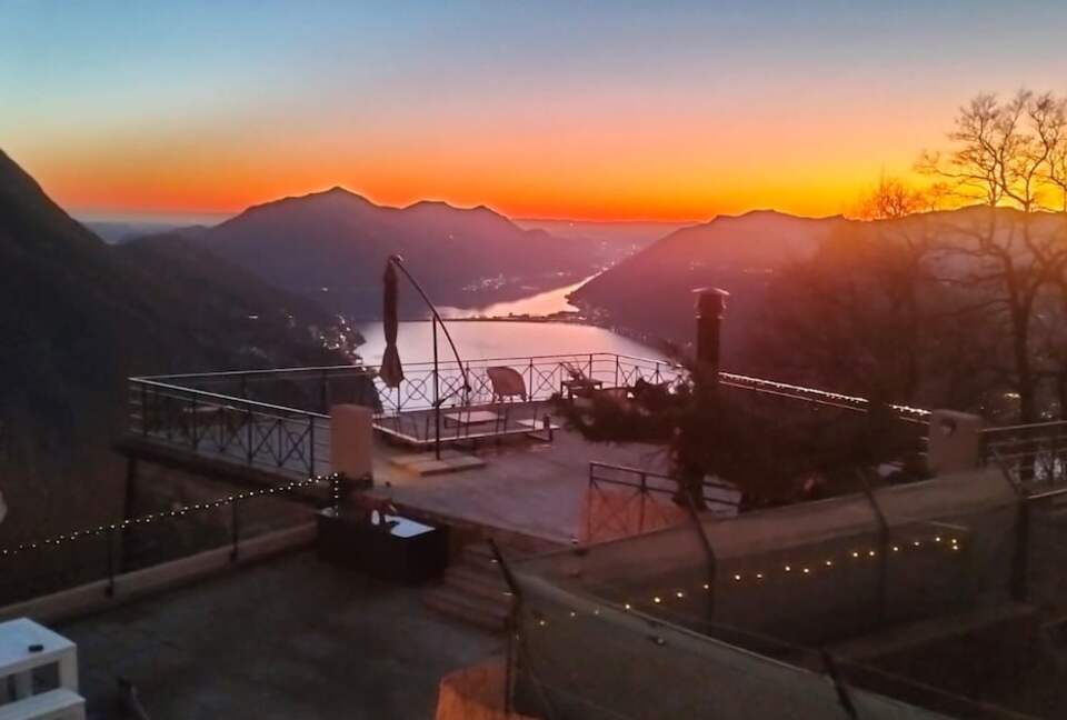 Panoramic Duplex with Lake and Mountain Vistas - Brè Sopra Lugano, Switzerland