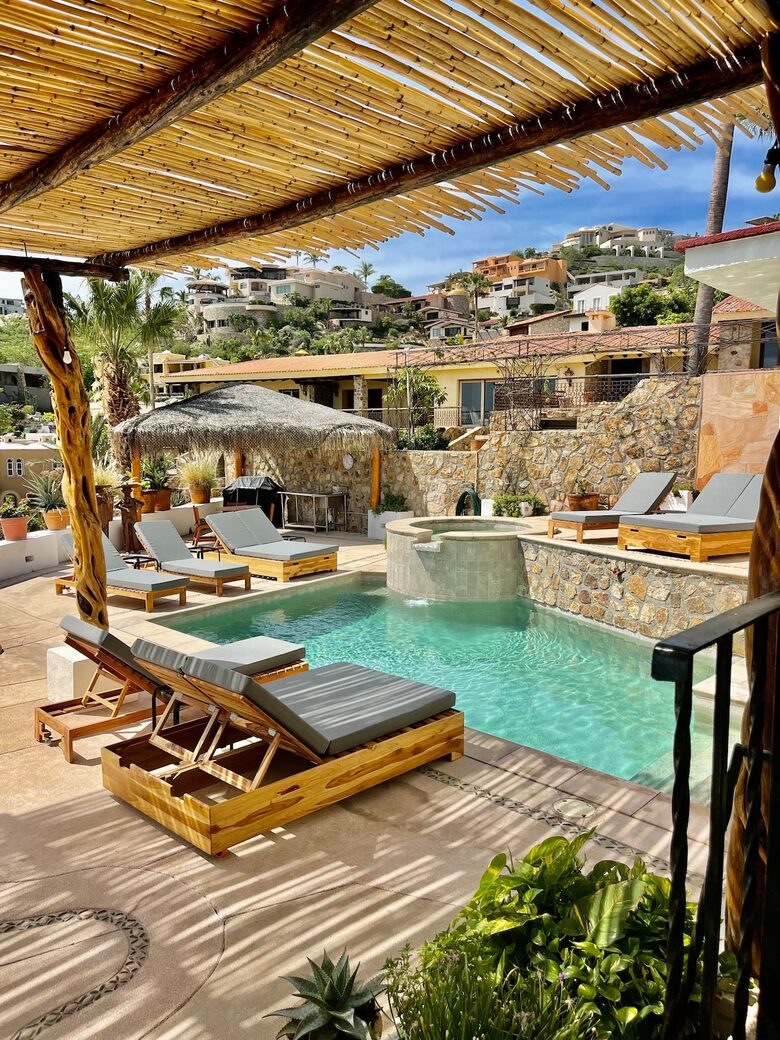 Elegant El Pedregal Retreat with Pool, Palapas & Private Beach Access - Cabo San Lucas, Mexico