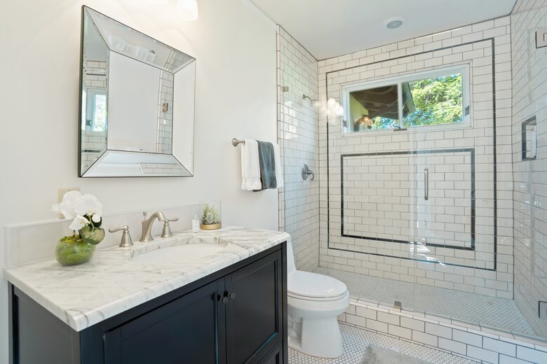 Back left hallway bathroom