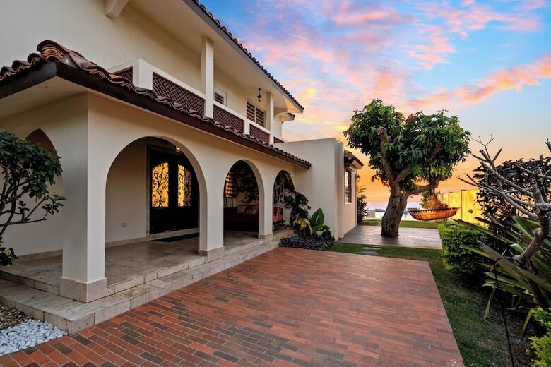 Spanish-Inspired Villa Overlooking Crash Boat Beach - Aguadilla Pueblo, Puerto Rico