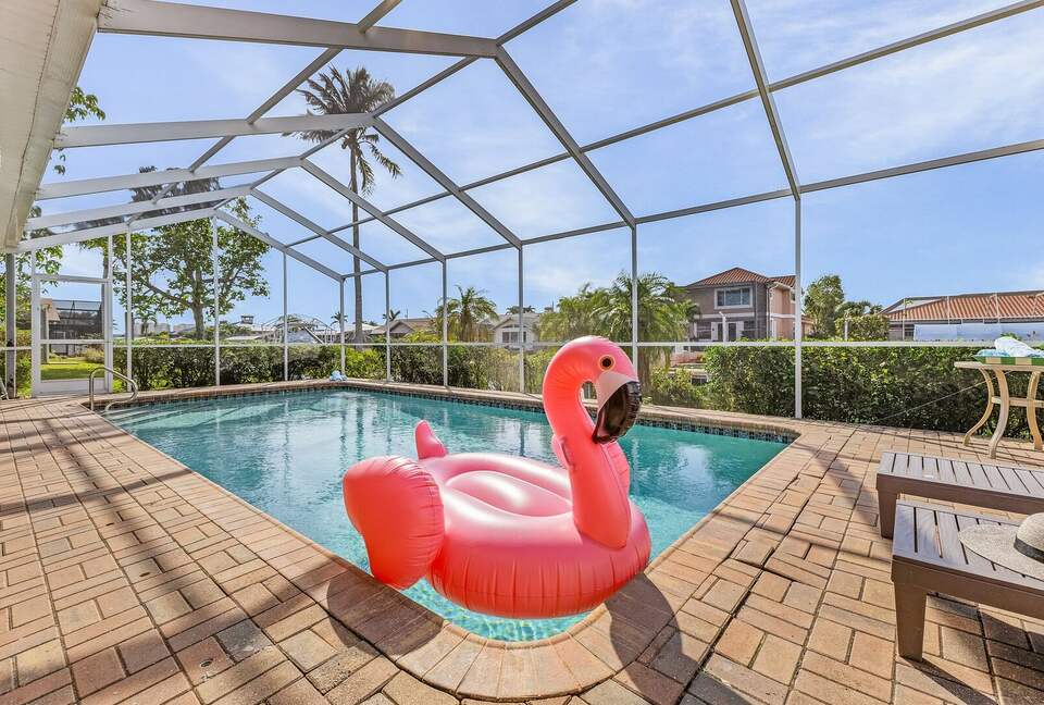 Spacious Villa with Private Dock & Tropical Outdoor Living - Cape Coral, Florida