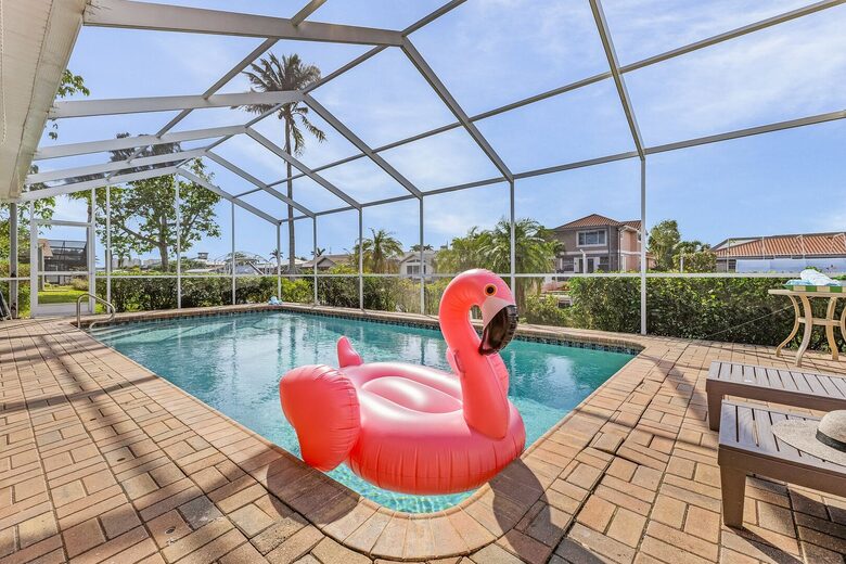 Spacious Villa with Private Dock & Tropical Outdoor Living - Cape Coral, Florida