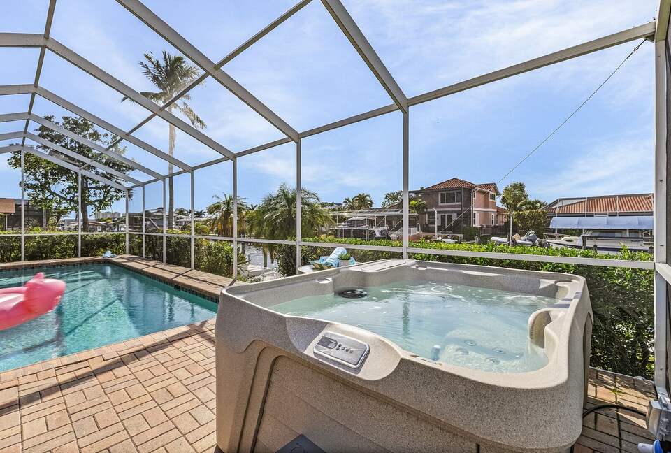 Spacious Villa with Private Dock & Tropical Outdoor Living - Cape Coral, Florida