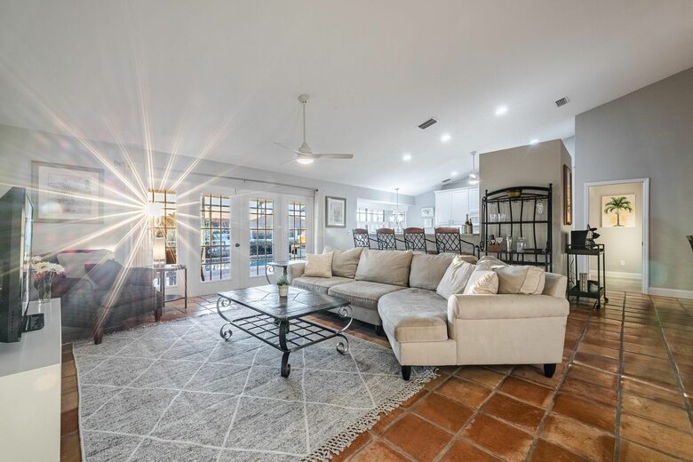 Spacious Villa with Private Dock & Tropical Outdoor Living - Cape Coral, Florida