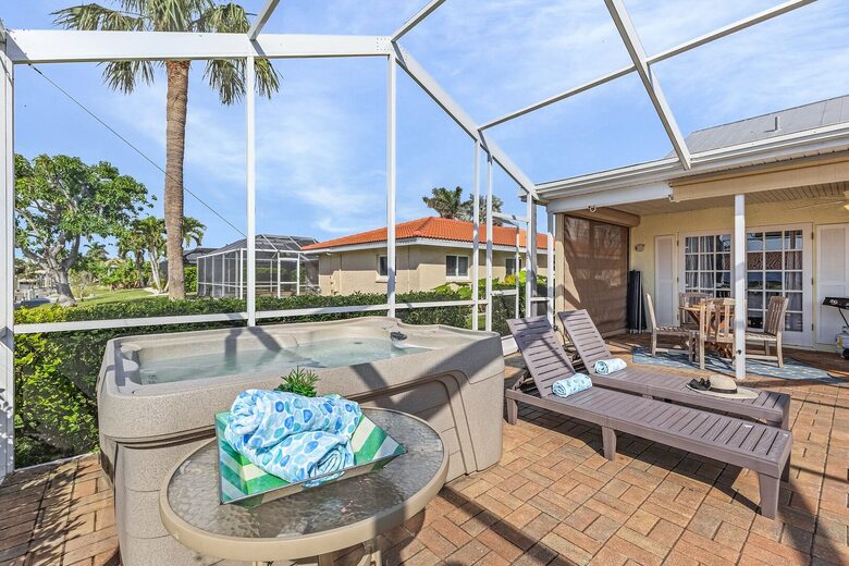 Spacious Villa with Private Dock & Tropical Outdoor Living - Cape Coral, Florida