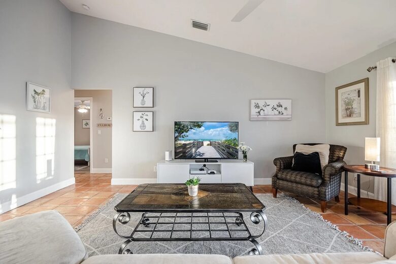 Spacious Villa with Private Dock & Tropical Outdoor Living - Cape Coral, Florida