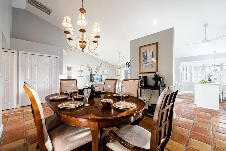 Spacious Villa with Private Dock & Tropical Outdoor Living - Cape Coral, Florida