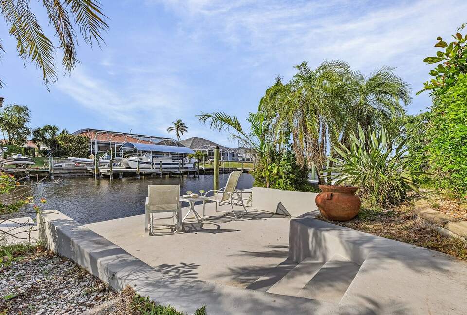 Spacious Villa with Private Dock & Tropical Outdoor Living - Cape Coral, Florida