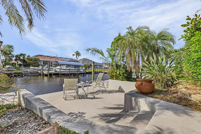 Spacious Villa with Private Dock & Tropical Outdoor Living - Cape Coral, Florida