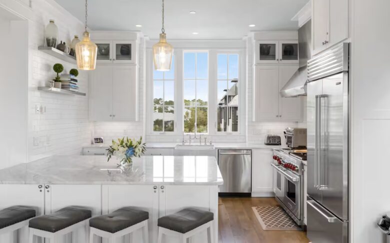 Elegant Seagrove Beach House with Gulf Views & Bikes - Santa Rosa Beach, Florida