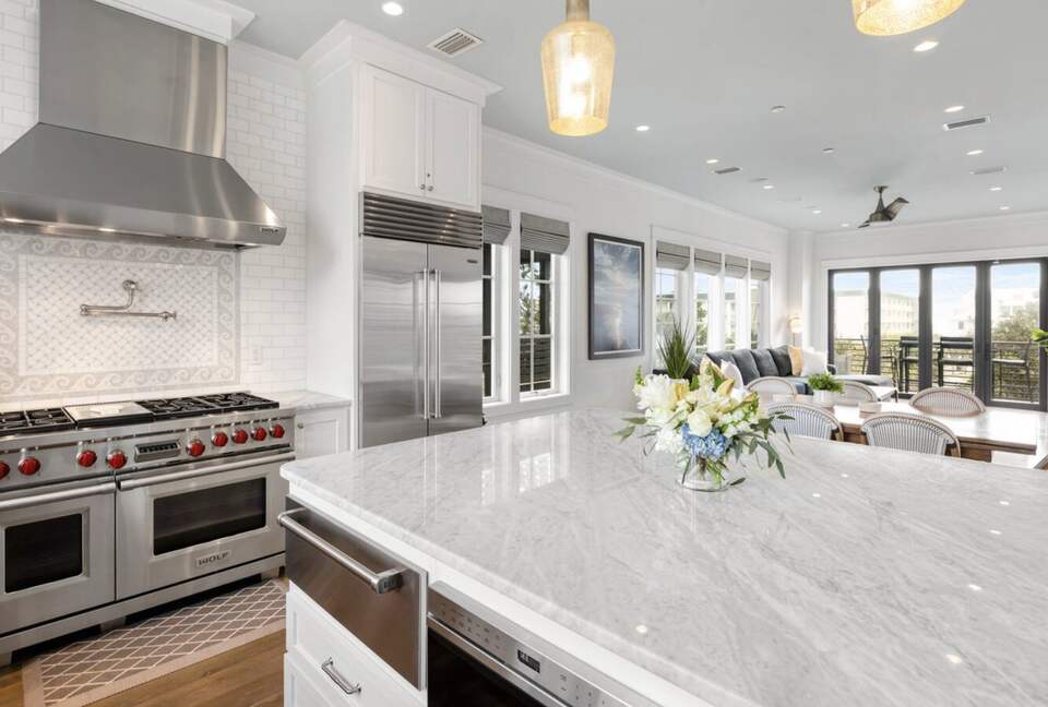 Elegant Seagrove Beach House with Gulf Views & Bikes - Santa Rosa Beach, Florida