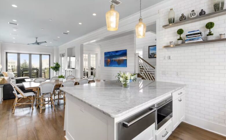 Elegant Seagrove Beach House with Gulf Views & Bikes - Santa Rosa Beach, Florida