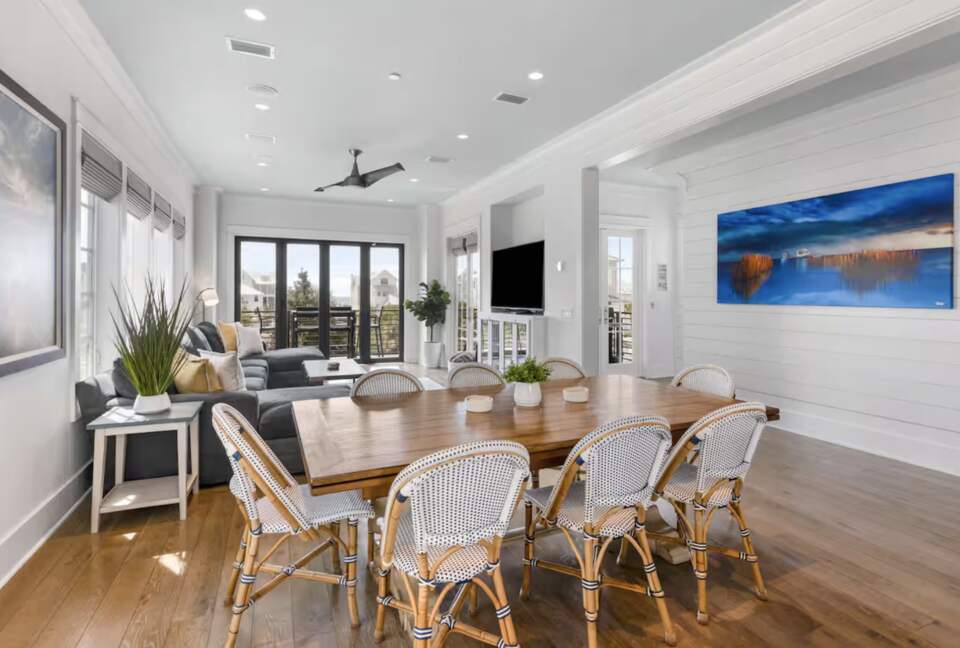 Elegant Seagrove Beach House with Gulf Views & Bikes - Santa Rosa Beach, Florida