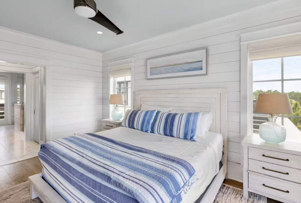 Elegant Seagrove Beach House with Gulf Views & Bikes - Santa Rosa Beach, Florida