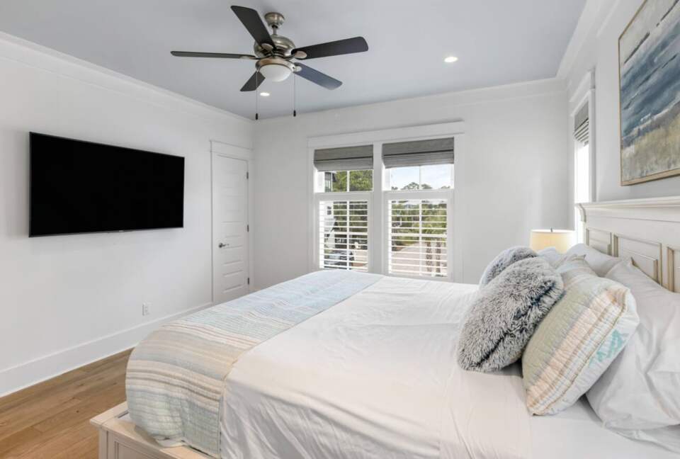 Elegant Seagrove Beach House with Gulf Views & Bikes - Santa Rosa Beach, Florida