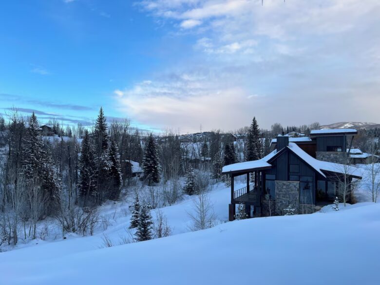 View from back porch