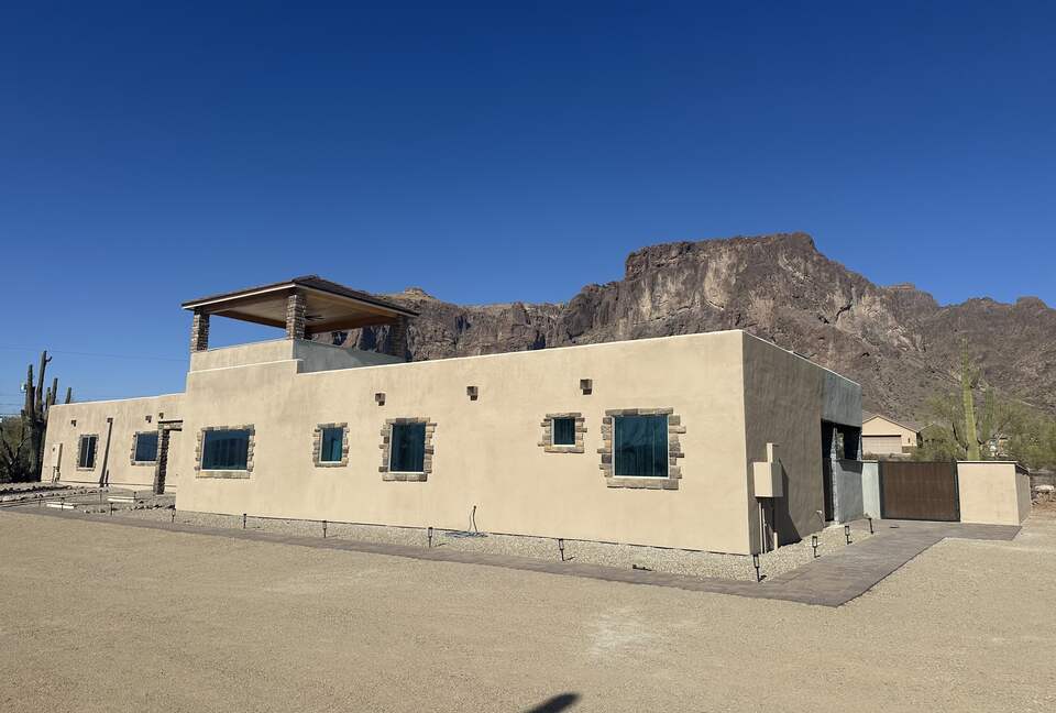 Mountain-Framed Private Estate with Entertainment Pavilion & Outdoor Oasis - Apache Junction, Arizona