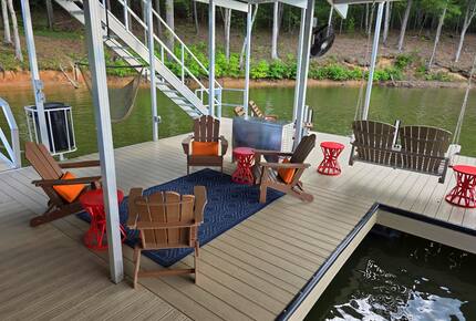 Plenty of shaded seating.