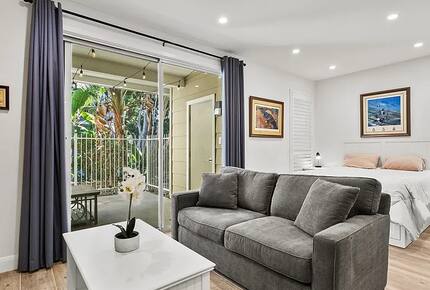 Peaceful Beachside Condo with Pools & Waterfalls - Huntington Beach, California