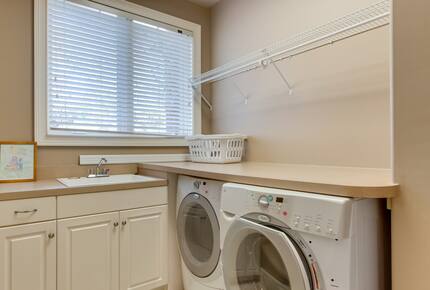 Laundry room washer and dryer
