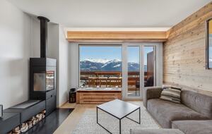 Alpine Apartment with Panoramic Alps Views - Crans-Montana, Switzerland