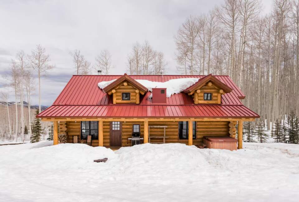 Handcrafted Log Home on 70 Acres in the Colorado Mountains - Gypsum, Colorado