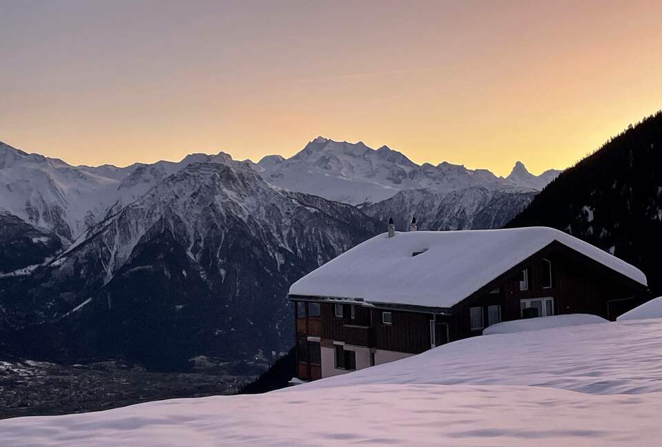 Modern Apartment in Chalet with Panoramic Mountain Views - Riederalp, Switzerland