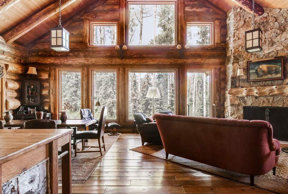 Handcrafted Log Home on 70 Acres in the Colorado Mountains - Gypsum, Colorado