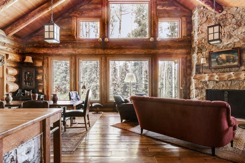 Handcrafted Log Home on 70 Acres in the Colorado Mountains - Gypsum, Colorado