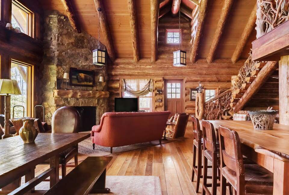 Handcrafted Log Home on 70 Acres in the Colorado Mountains - Gypsum, Colorado
