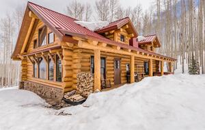 Handcrafted Log Home on 70 Acres in the Colorado Mountains - Gypsum, Colorado