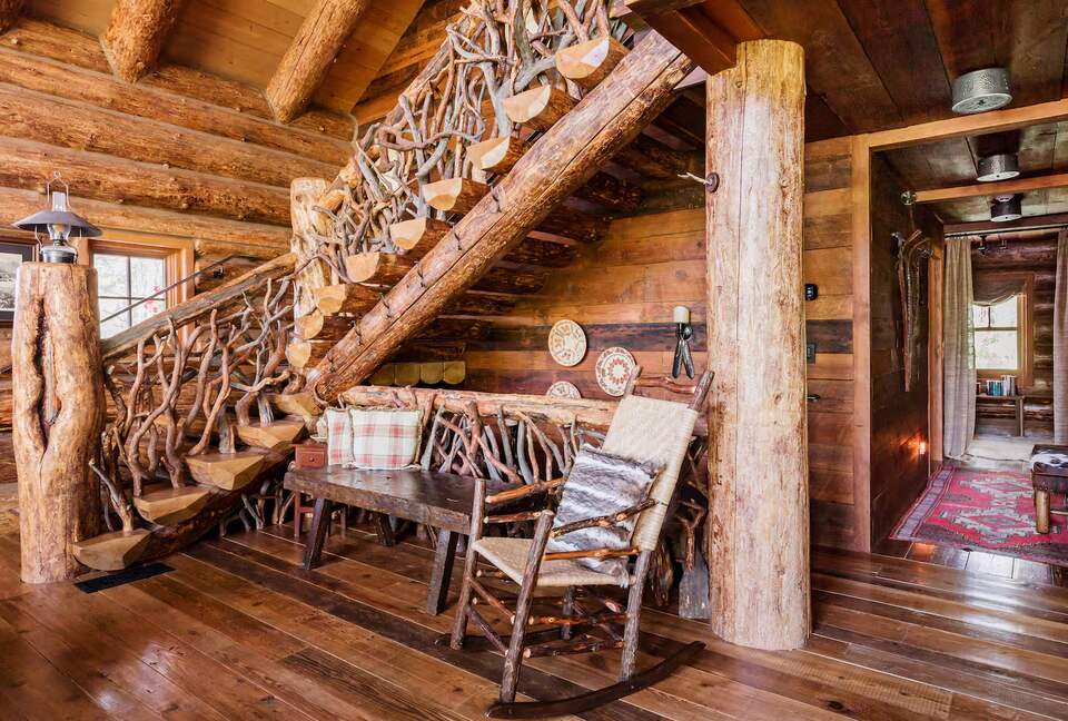 Handcrafted Log Home on 70 Acres in the Colorado Mountains - Gypsum, Colorado