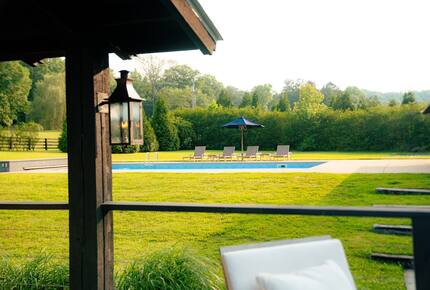 Luxury Farm Cabin Retreat with Pool & Countryside Views - Kingston Springs, Tennessee