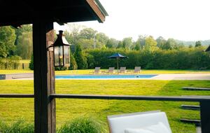 Luxury Farm Cabin Retreat with Pool & Countryside Views - Kingston Springs, Tennessee