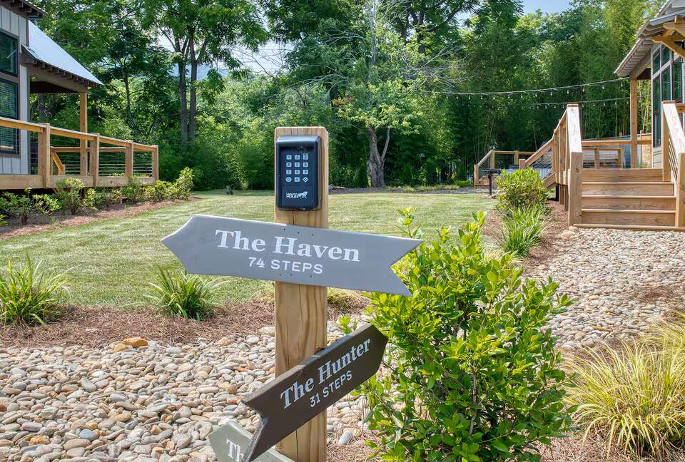 Designer 3 Tiny Home Compound on the River - Waynesville, North Carolina